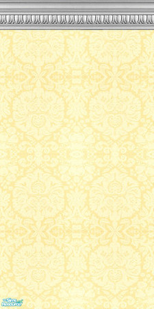 Sims 2 — ManhattanDamask_Yellow by Cynic08 — A set of 11 different wallpapers for your Sim\'s home. Colors include: Aqua,