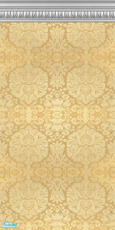 Sims 2 — ManhattanDamask_Mocha by Cynic08 — A set of 11 different wallpapers for your Sim\'s home. Colors include: Aqua,