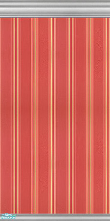 Sims 2 — DerbyStripes_Red by Cynic08 — A set of 8 different wallpapers for your Sim\'s home. Colors include: Aqua, beige,