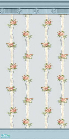 Sims 2 — Rose Garden Walls, Set 11 - 09 by elektra274 — 9 of 28 walls designed to coordinate with my \"Rose