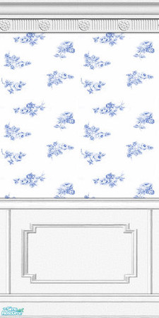 Sims 2 — Rose Garden Walls, Set 10 - 18 by elektra274 — 18 of 30 walls designed to coordinate with my \"Rose
