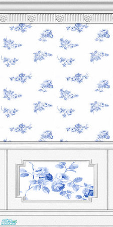 Sims 2 — Rose Garden Walls, Set 10 - 17 by elektra274 — 17 of 30 walls designed to coordinate with my \"Rose