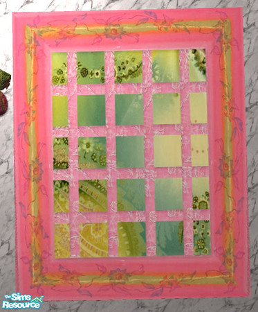 Sims 2 — Indian Inspired Living - Rug by Simaddict99 — this will recolor Echo\'s 3 x 4 rug