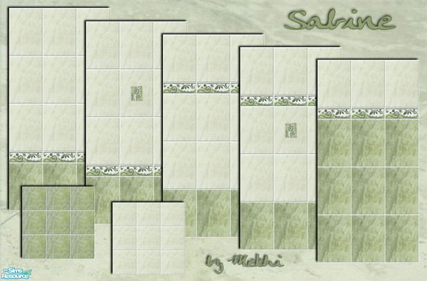 Sims 2 — Sabine by Mekhi — Another tiled set from me :D Five walls and two floors, enjoy!