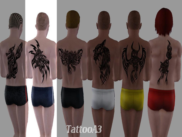 Sims 3 — Tattoox3 by mao45872 — 