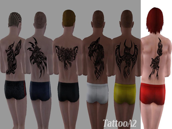 Sims 3 — Tattoox2 by mao45872 — 
