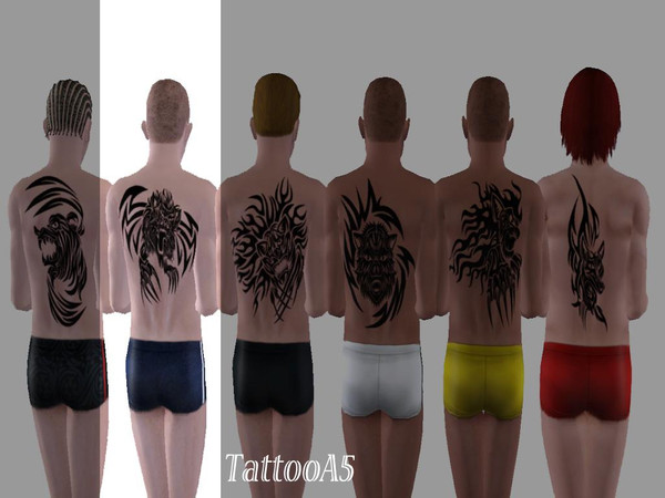 Sims 3 — Tattoox5 by mao45872 — 