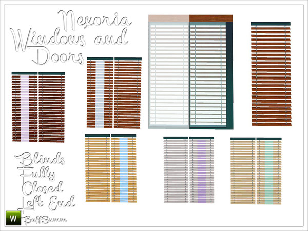 Sims 3 — Nexoria Addons Blinds Full Le by BuffSumm — Design-oriented modern addons. Clear and straight-lined characterize