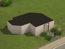 Sims 3 — Teen starter house by coffeecrank2 — A starter house for a single teen, 1 bedroom/1 bathroom. No custom content.