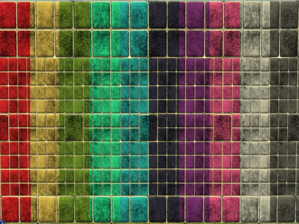 Sims 2 — Dragon Tile Wall Set by zaligelover2 — 10 tile walls.