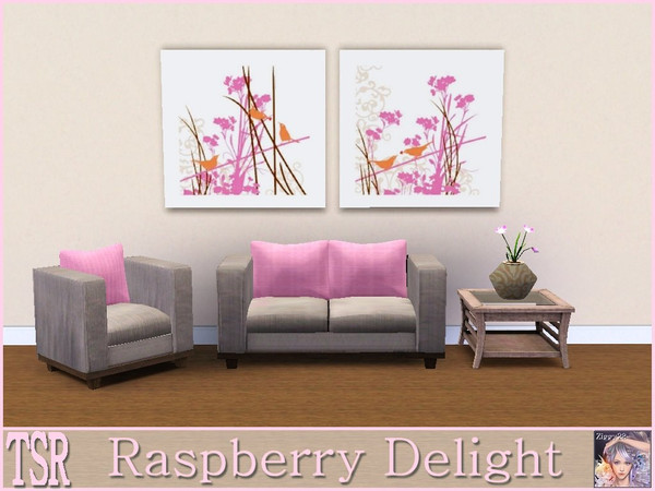 Sims 3 — Raspberry Delight by ziggy28 — Raspberry Delight. One file two paintings less clutter. TSRAA