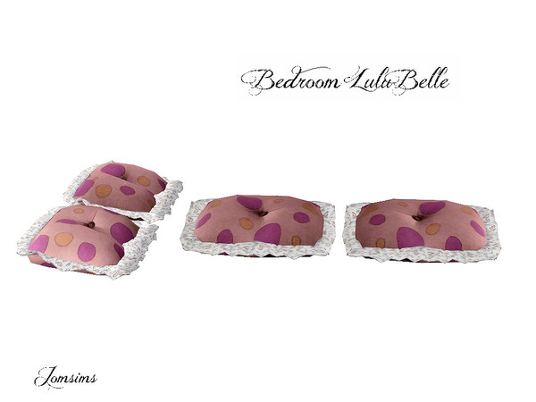 Sims 3 — cushions 1 lulubelle bedroom by jomsims — cushions 1 lulubelle bedroom