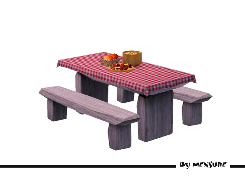 mensure's Cottage Garden_Picnic Table