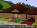 Sims 3 — Spanish Comodidad by happybug272 — A pleasant Spanish style Starter home. This 1 bed 1 bath home is perfect for