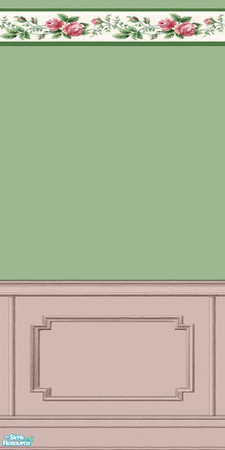 Sims 2 — Rose Garden Walls, Set 9 - 28 by elektra274 — 28 of 30 walls designed to coordinate with my \"Rose