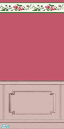 Sims 2 — Rose Garden Walls, Set 9 - 20 by elektra274 — 20 of 30 walls designed to coordinate with my \"Rose