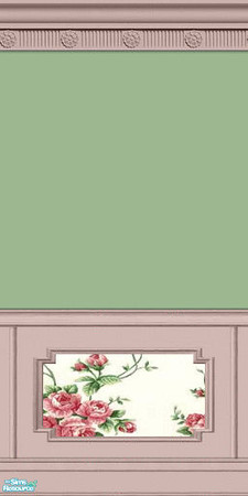 Sims 2 — Rose Garden Walls, Set 9 - 30 by elektra274 — 30 of 30 walls designed to coordinate with my \"Rose