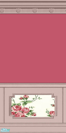 Sims 2 — Rose Garden Walls, Set 9 - 22 by elektra274 — 22 of 30 walls designed to coordinate with my \"Rose