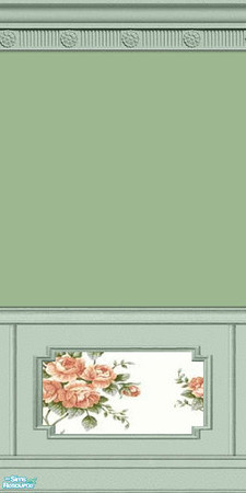 Sims 2 — Rose Garden Walls, Set 8 - 29 by elektra274 — 29 of 30 walls designed to coordinate with my \"Rose