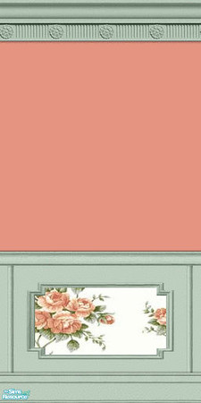 Sims 2 — Rose Garden Walls, Set 8 - 20 by elektra274 — 20 of 30 walls designed to coordinate with my \"Rose