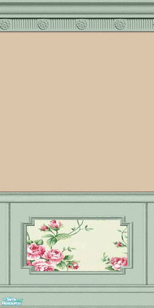 Sims 2 — Rose Garden Walls, Set 4 - 27 by elektra274 — 27 of 28 walls designed to coordinate with my \"Rose