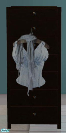 Sims 2 — PB Bedroom - Deco Lingerie by ShinoKCR — 