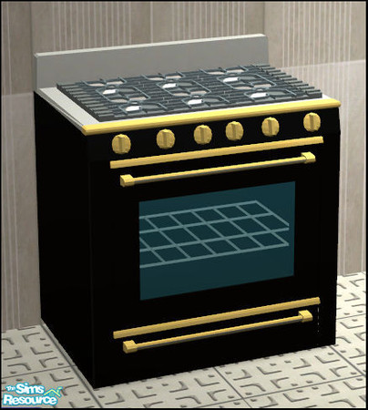 Sims 2 — Bavaria Kitchen Recolour 1 - Stove 4 by Elize-37sims — 4th recolour of the stove. Mesh and 4 recolours available