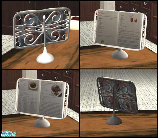 Sims 2 — Bavaria Kitchen Recolour 1 - Bavaria Recipebookstandrec1 by Elize-37sims — 