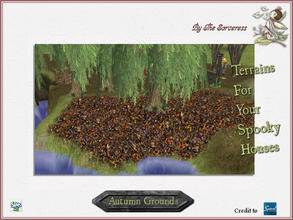 Sims 2 — JJs Autumn Grounds by thesorceress — The, for now, last set of terrains. I hope you have loads of fun with