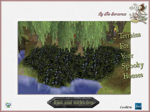 Sims 2 — JJs Dirt and Rocks 002 by thesorceress — The, for now, last set of terrains. I hope you have loads of fun with