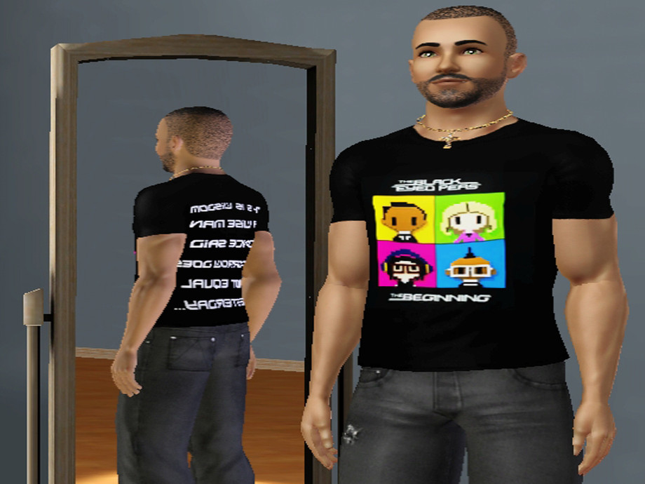 The Sims Resource - The Black Eyed Peas Male T-Shirts