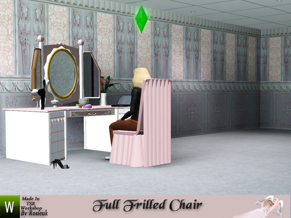 Sims 3 — Wedding Chair  by Rosieuk — Wedding Chair/Bedroom Chair By Rosieuk@TSR