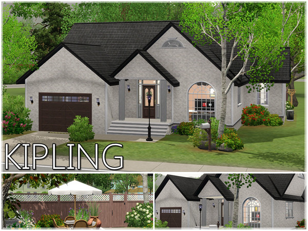Sims 3 — KIPLING by mynameisartem2 — This modern, traditional house, ideal for couples, which is waiting for the addition