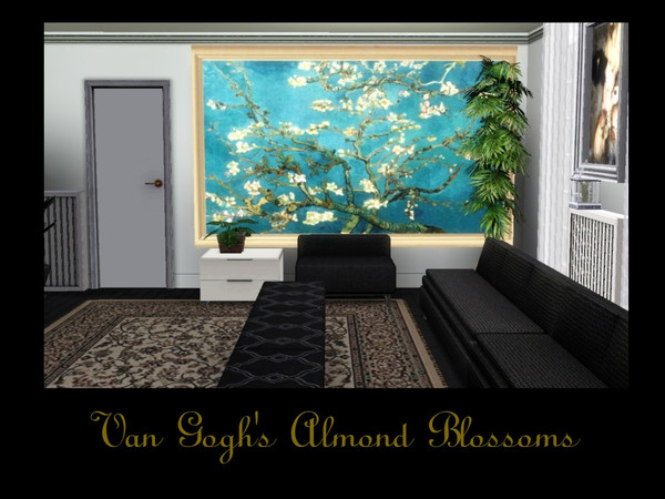 Sims 3 — van gogh almond blossoms by orlov — van gogh almond blossoms