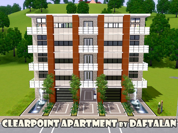Sims 3 — Clearpoint Apartment by Alan-is — Hi Simmers! This time I bring you my first apartment that I made for you! It's