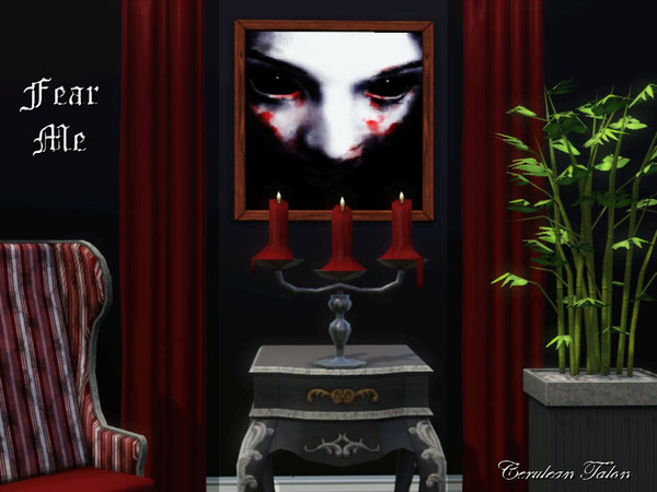Sims 3 — Fear Me by Cerulean Talon — A touch of fear never heart anyone...much!