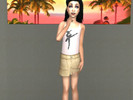 Sims 2 — I\'m a Ballerina  by hinick2 — Here\'s a simple shirt that has a dancing Ballerina on it for your precious