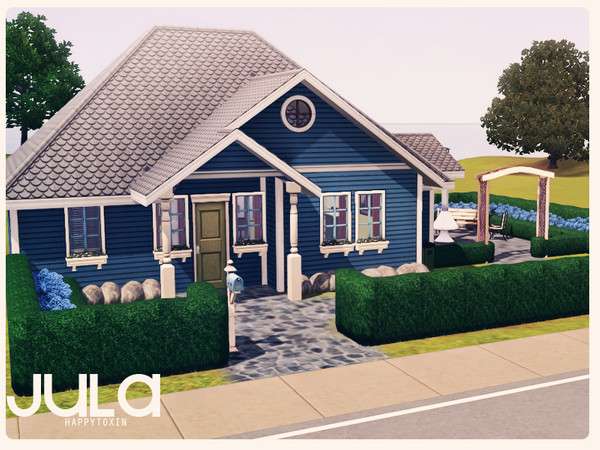 Sims 3 — Jula by happytoxin — Built with newlyweds in mind, Jula is a cozy home with a ton of potential for growth. The