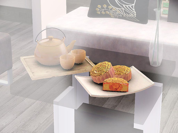 Sims 3 — Ung999_Decor Set 17_Moon Cakes by ung999 — Ung999_Decor Set 17-Moon Cakes @ TSR - A Chinese bakery product which