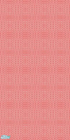 Sims 2 — Coral wall 03 by Lyra_Style — Beauty in simplicity! Low-budget wall with nice pattern in coral. Ideal for