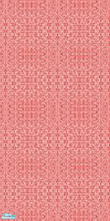 Sims 2 — Coral wall 01 by Lyra_Style — Beauty in simplicity! Low-budget wall with nice pattern in coral. Ideal for