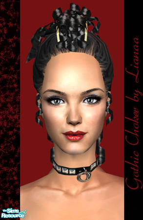 Sims 2 — Gothic Chokers by Lianaa - 6 by Lianaa — Gothic Chokers by Lianaa - 6
