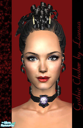 Sims 2 — Gothic Chokers by Lianaa - 4 by Lianaa — Gothic Chokers by Lianaa - 4