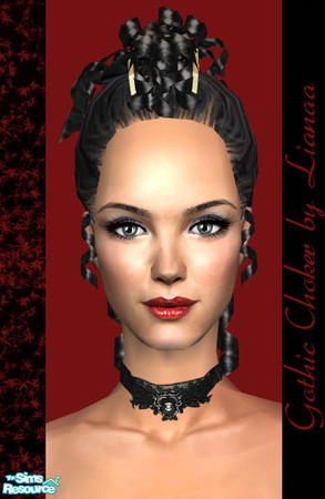Sims 2 — Gothic Chokers by Lianaa - 2 by Lianaa — Gothic Chokers by Lianaa - 2