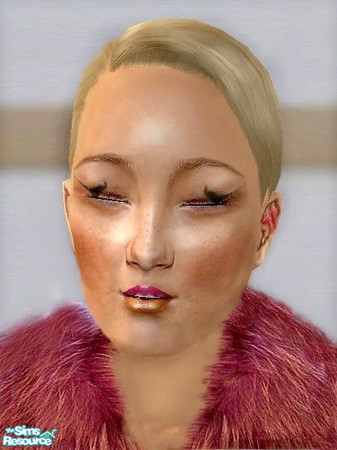 Sims 2 — Dior - Runway Style Make-up - Lipstick II [with teeth] by victor_happy — Fancy Lipstick as seen on Dior runway