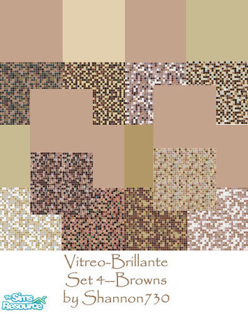 Sims 2 — Vitreo-Brillante Bathroom Wall tiles Set #4 by shannon730 — Set 4 of 5. Vitreo-Tile walls to match the