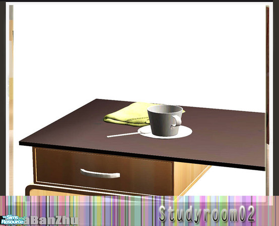 Sims 2 — Huabanzhu Studyroom 02 - Coffee by huabanzhu — 