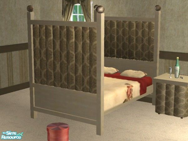 Sims 2 — Lisey\'s Room in Paris - Bed by EarthGoddess54 — Part of Lisey\'s Room in Paris set. This file requires the free