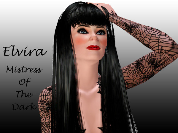 Sims 3 — Elvira by squarepeg56 — Cassandra Peterson is an American actress best known for her on-screen horror hostess