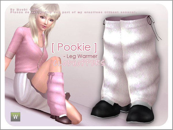 Sims 3 — [ Pookie ] - Leg Warmer Clodhoppers by Screaming_Mustard — A cute pair of &amp;quot;clodhopper&amp;quot;